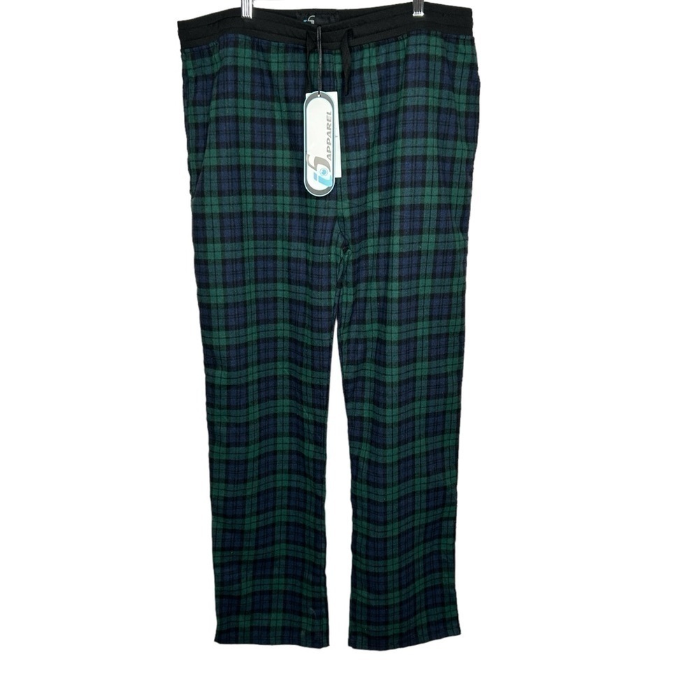 New I5 Apparel Mens Pajama Pants Size 2XL BNWT Green Blue